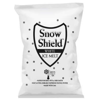 Snow Shield White salt & calcium mix 50LB bag