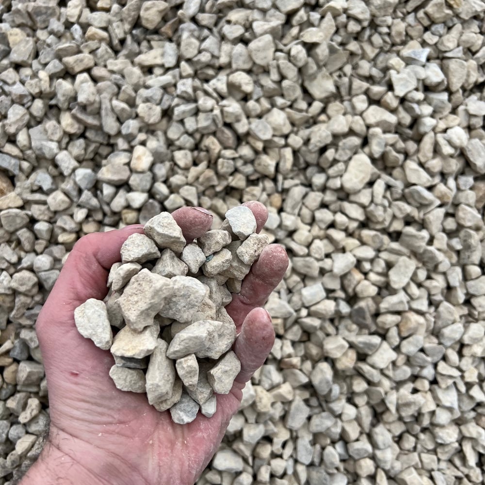 Limestone Rock- Clear 3/4"