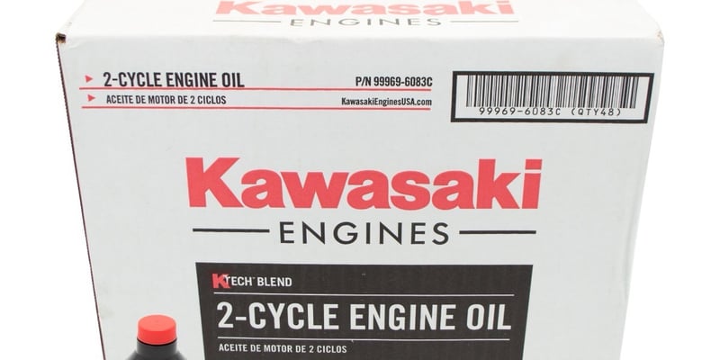 Kawasaki 50:1 2 Cycle Oil - 2 Gallon Mix Case
