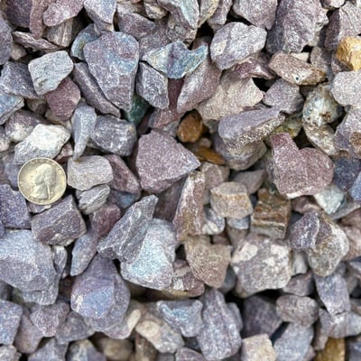3/4" Lavender Crushed Stone Image