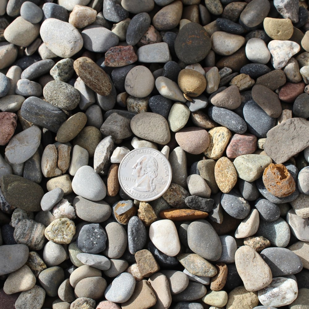 3/8" New England River Rock