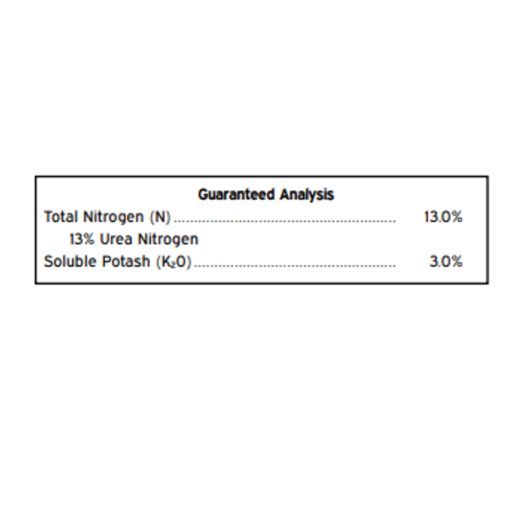 Turf-pro™ Summer Survival (13-0-3) Insect Control Specs