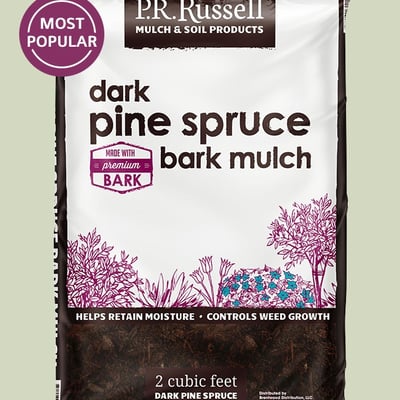 Bagged Dark Pine Spruce Bark Mulch