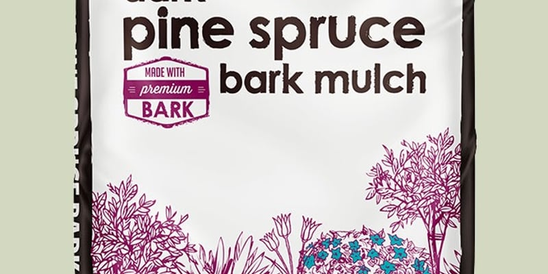 Bagged Dark Pine Spruce Bark Mulch