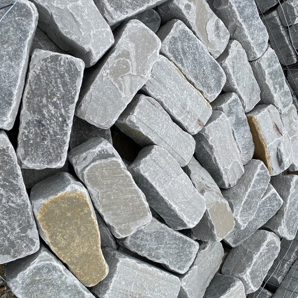 Tumbled Grey Cobblestone 4"x10" (#066)