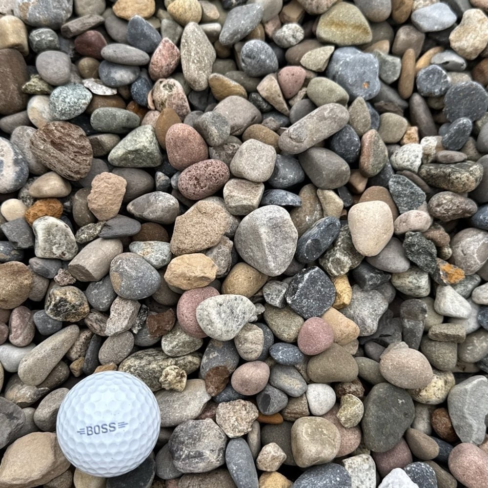 River Rock "New England"   3/8 - 1" Grey