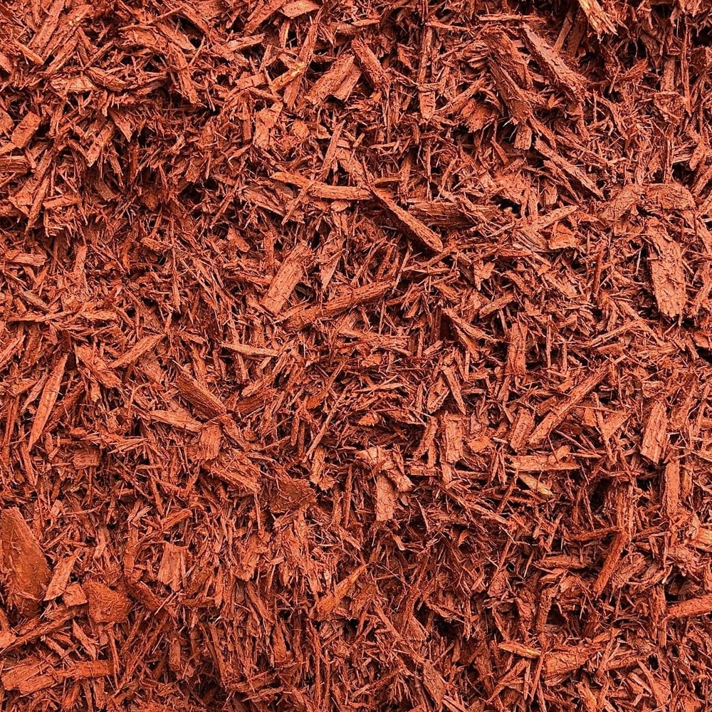 DYED RED MULCH