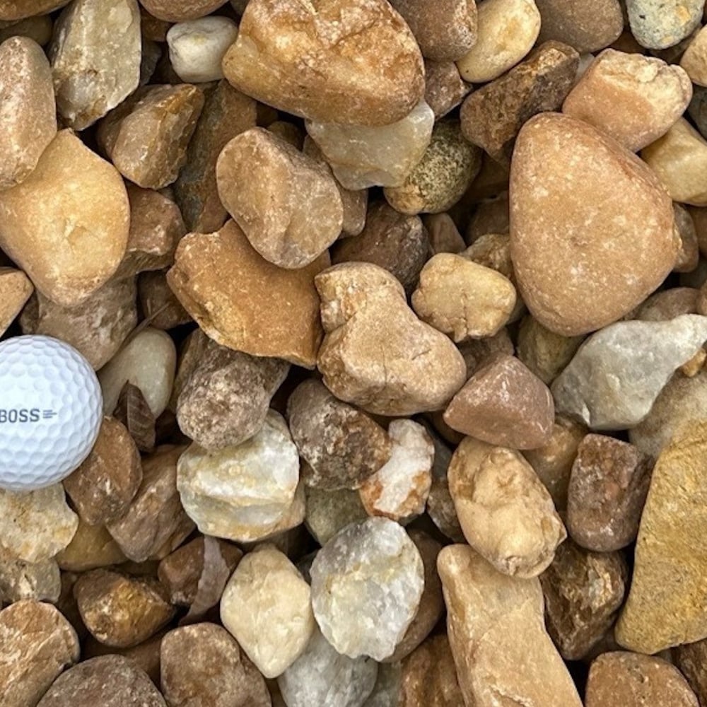 River Rock "Southern Blend" 1-3" Amber/Brown/Grey