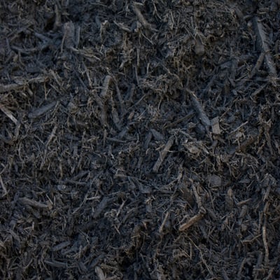 Black Dyed Double Shredded Hardwood Bark Mulch