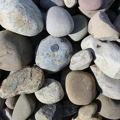 3-5" New England River Rock