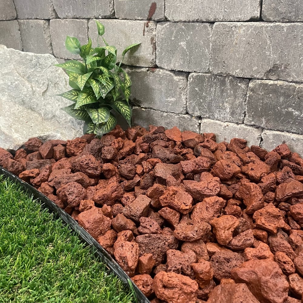 Red Lava Rock (0.5 cubic feet bag)