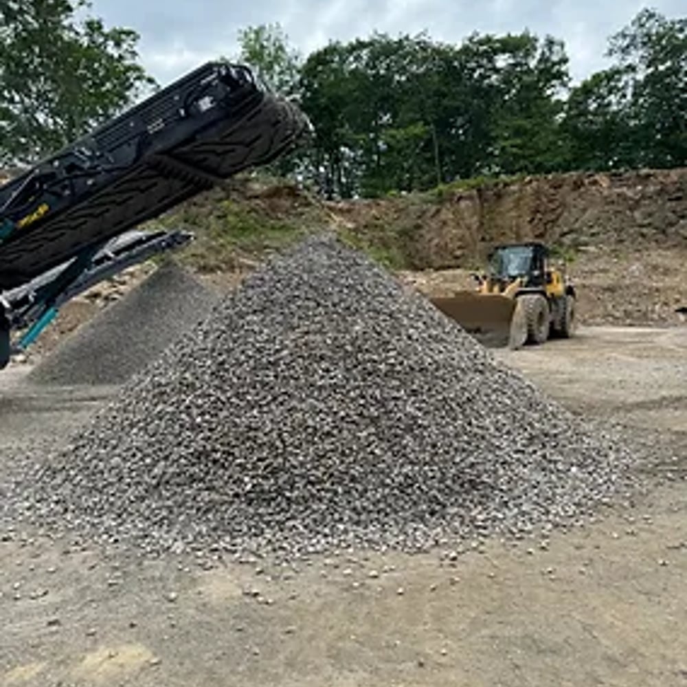 1-1/4" Crushed Stone