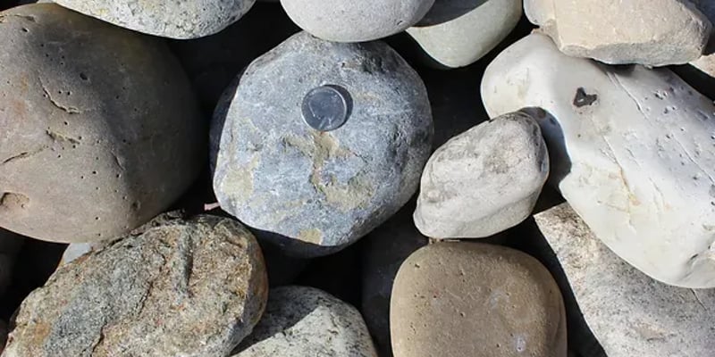 3-5" New England River Rock