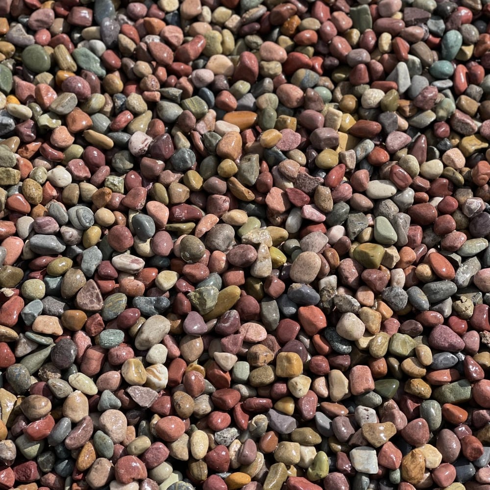 3/4" Montana Rainbow River Rock