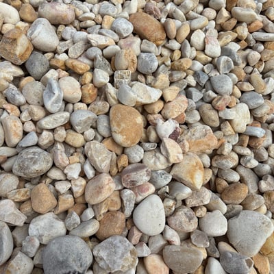 1" to 2" White Quartzite Gravel Image