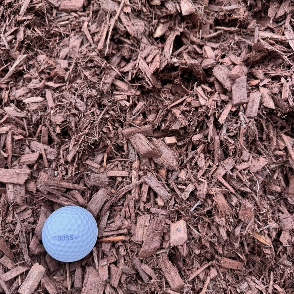 Designer Brown Hardwood Mulch (Dyed)