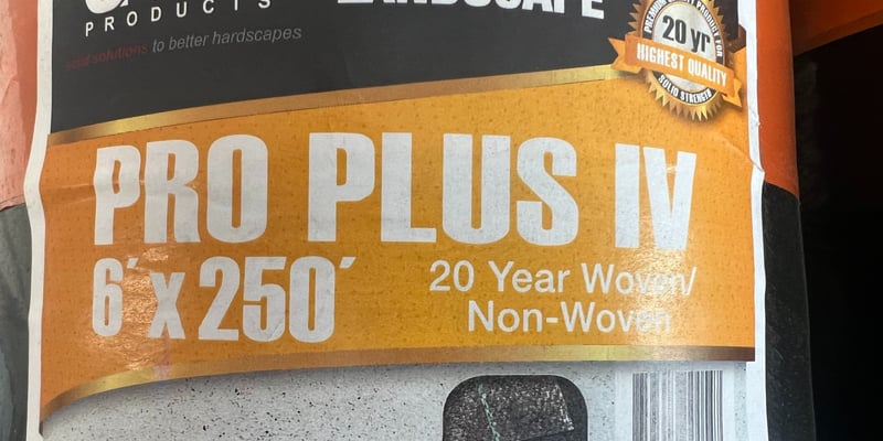 Weed Barrier - 1500 Sq Ft