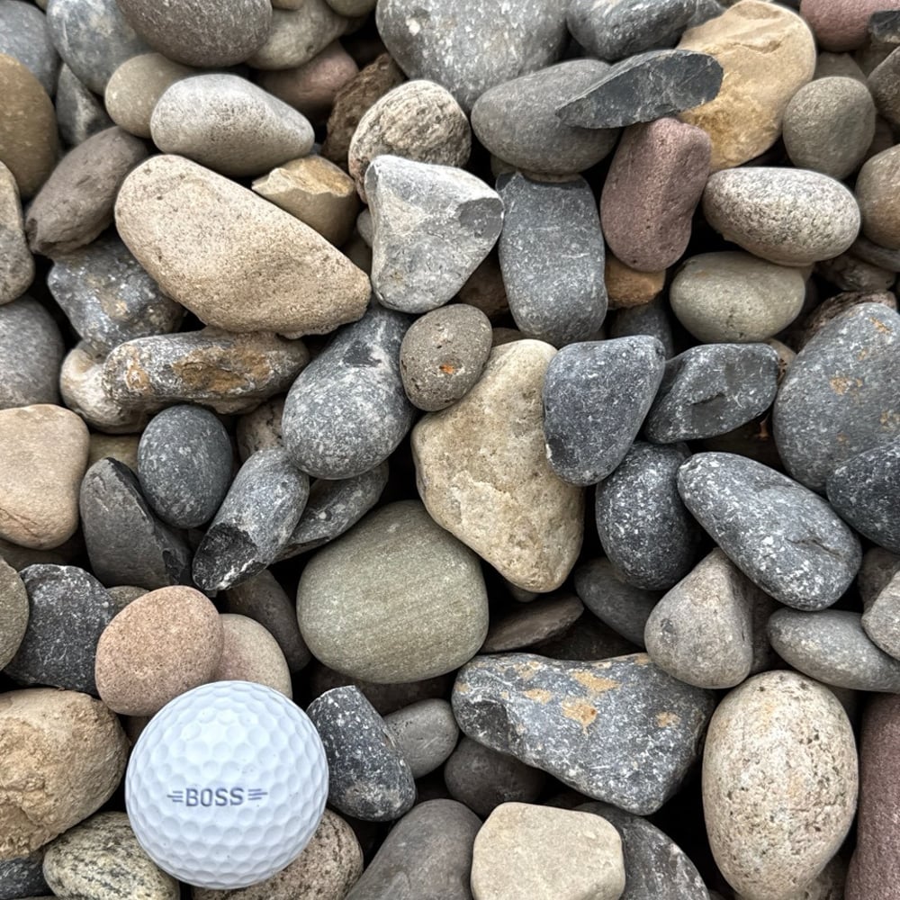 River Rock "New England"  1-2" Grey