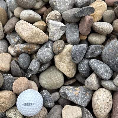 River Rock "New England"  1-2" Grey