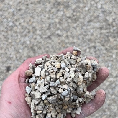 Limestone Rock- Clear Buff 3/8”
