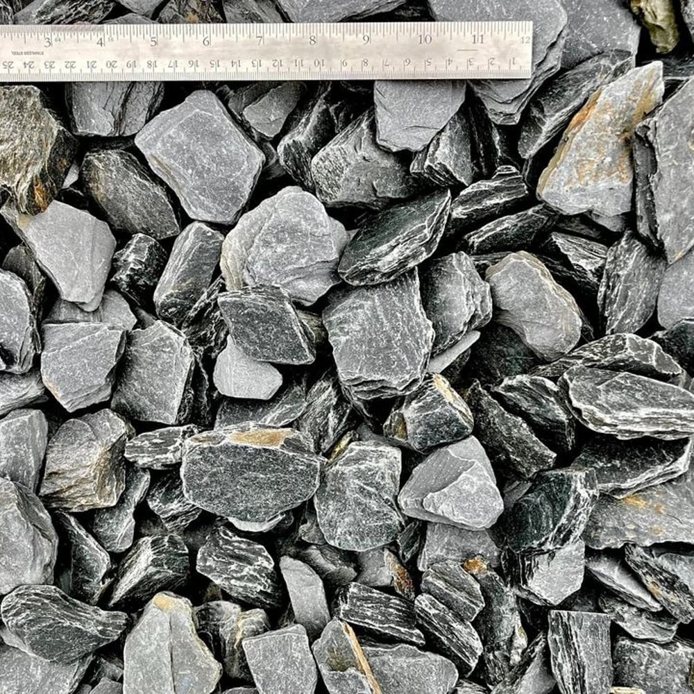 1-3" Black Slate