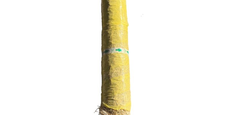 4' x 112' Rapid Degrade Single Net Straw Mat