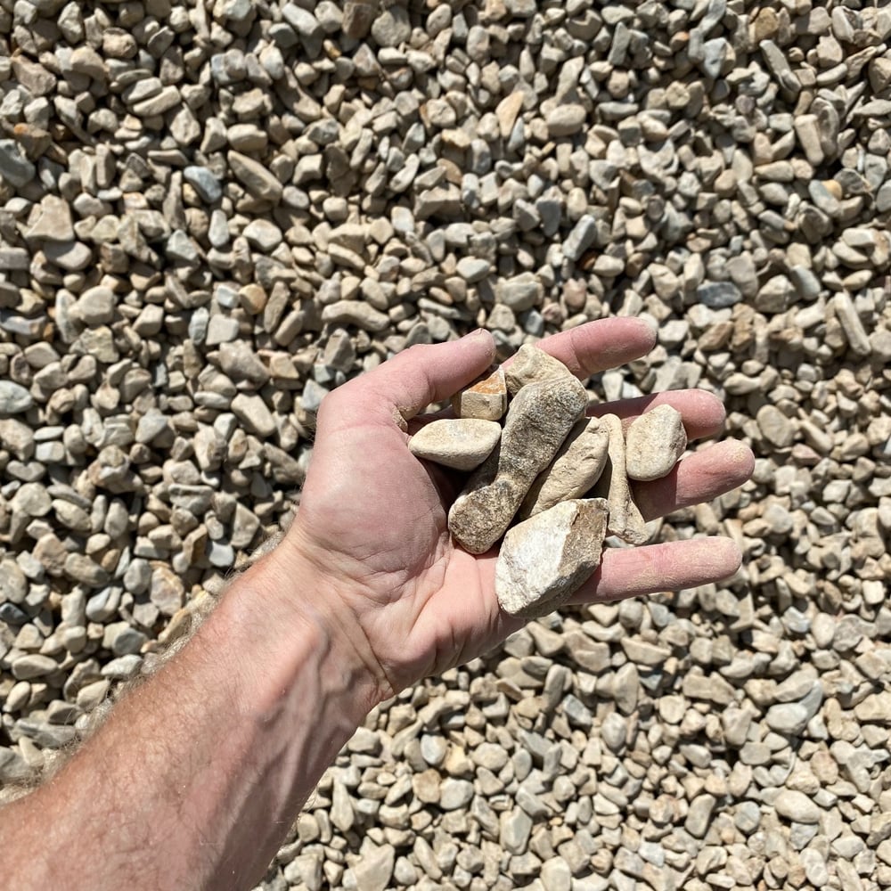 Round River Rock (1.5" Yellow)