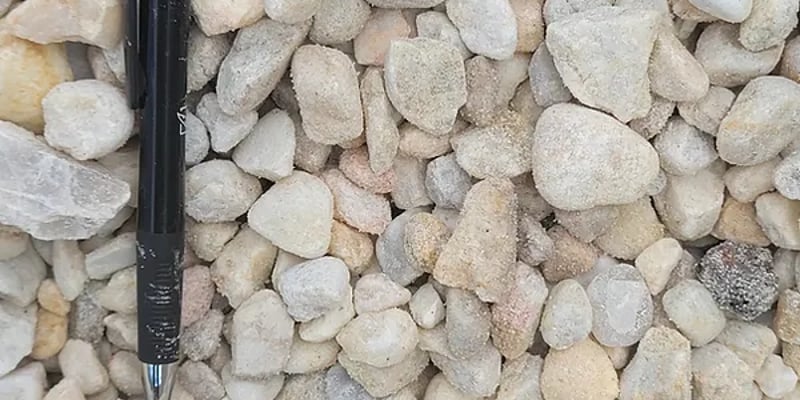 7/8" White Gravel