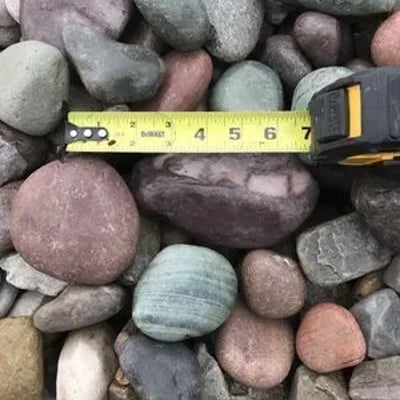 Round River Rock (3" Rainbow)