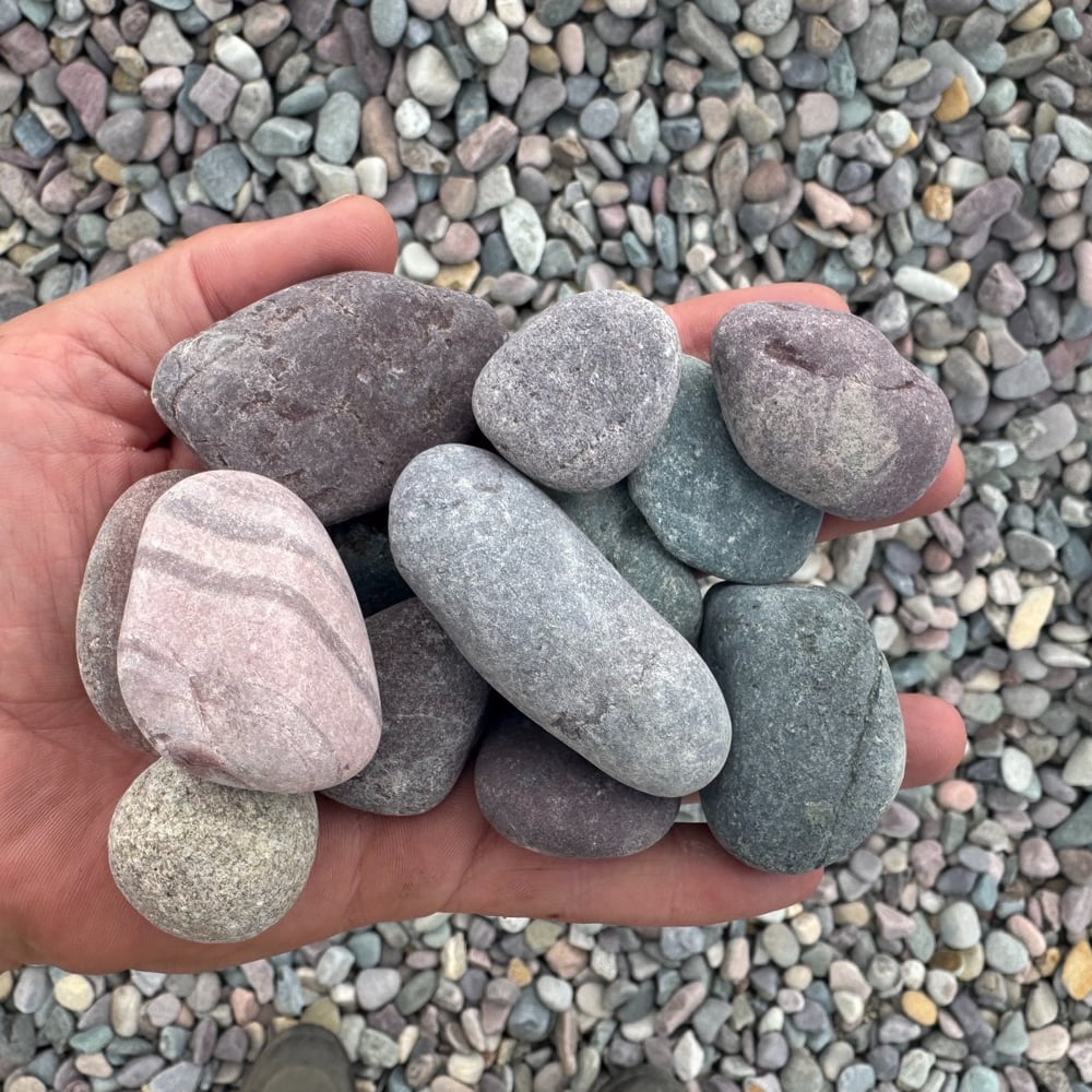 Round River Rock (1.5" Rainbow)