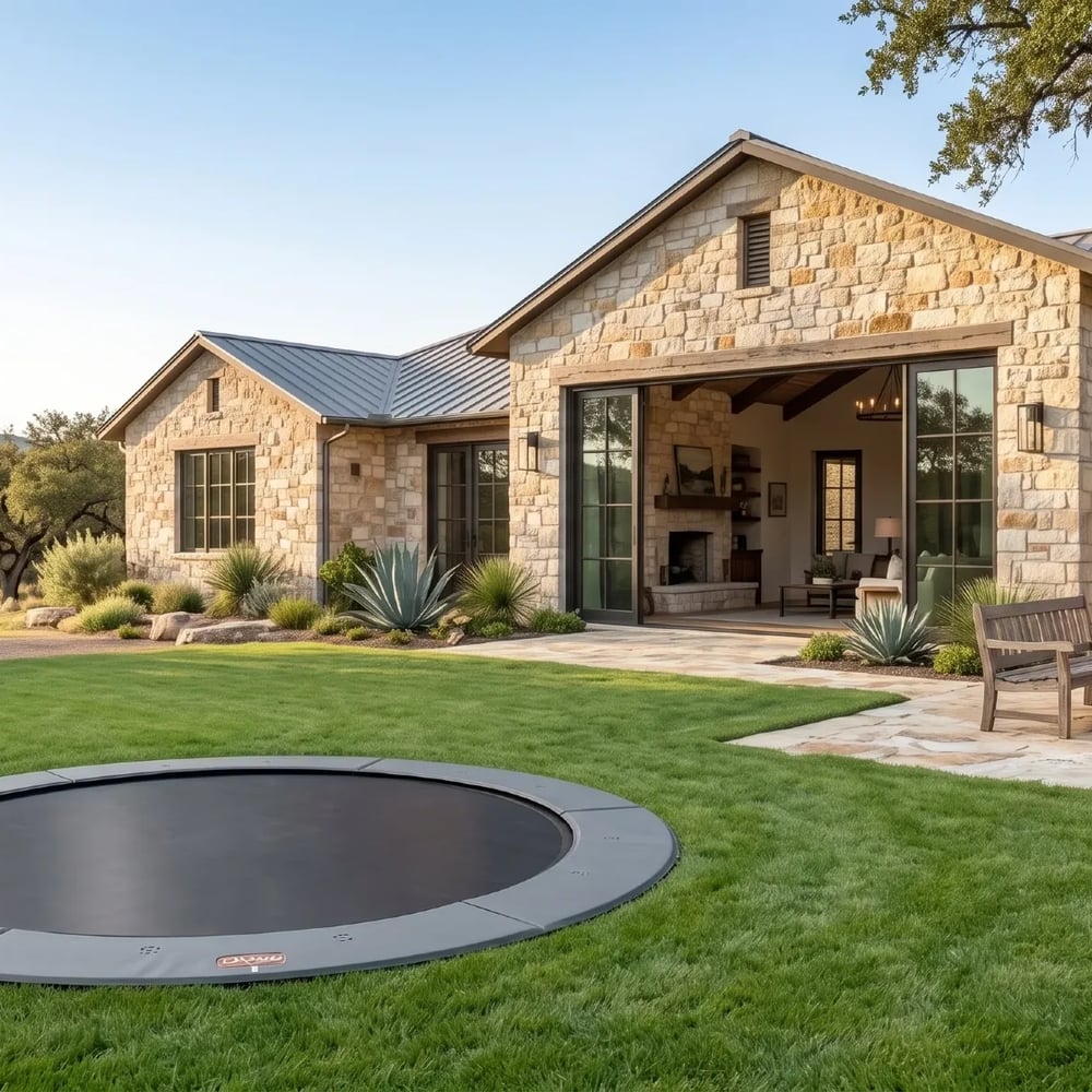 15' Round In-Ground Trampoline