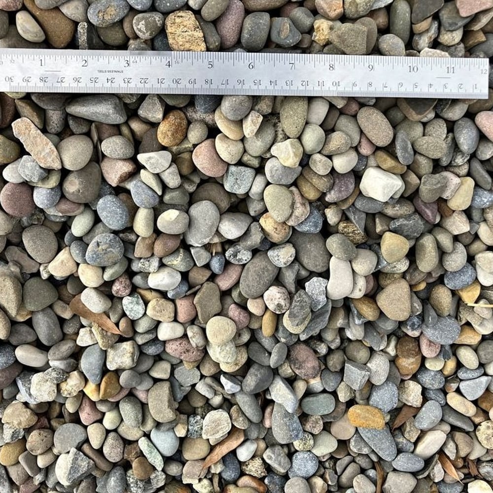 3/4" New England River Rock