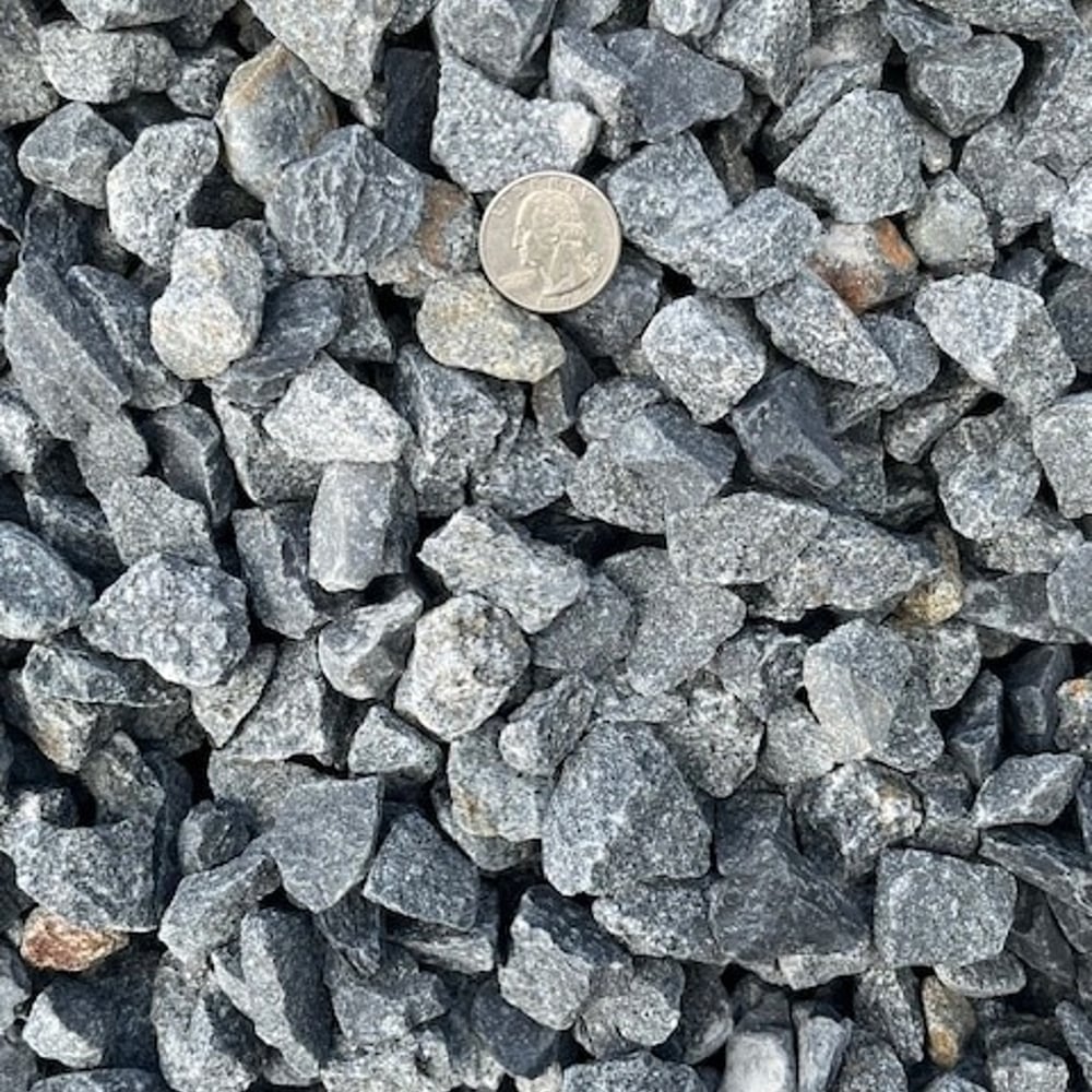 3/4" Blue Crushed Stone