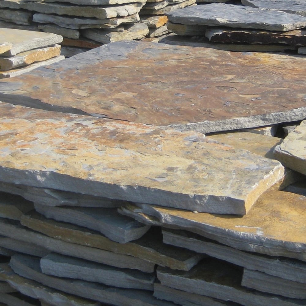 Flagstone - AL Blue Calico Flagstone 1"-2"