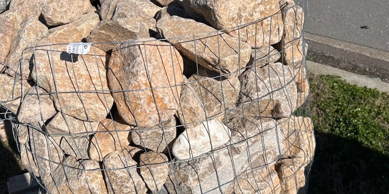 EW GOLD TUMBLED COBBLERS 4"-8"