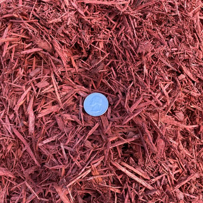 Red Dyed Hardwood Mulch