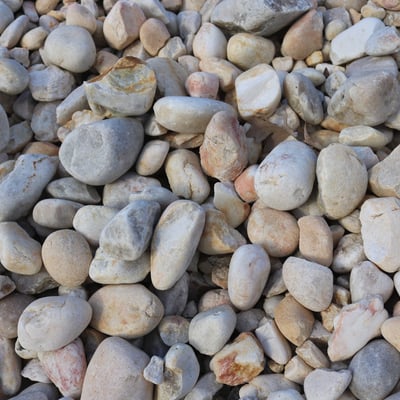 2" to 5" White Quartzite Gravel Image