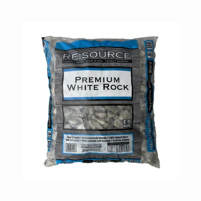 Premium White Stone - .5 cu.ft.