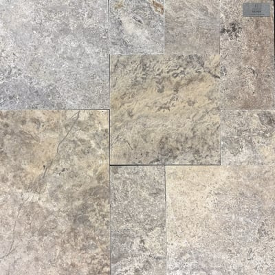 Silver Premium Tumbled Pallet Image