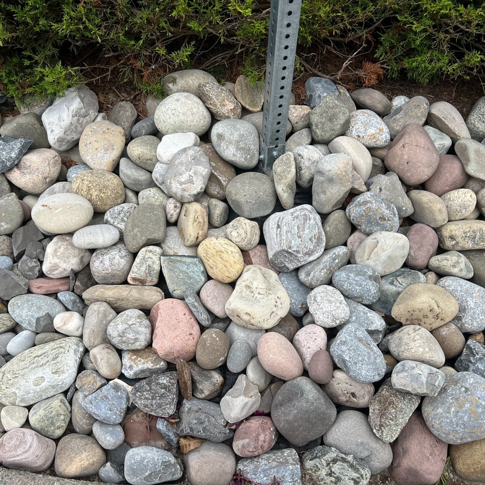 3-5" New England River Rock