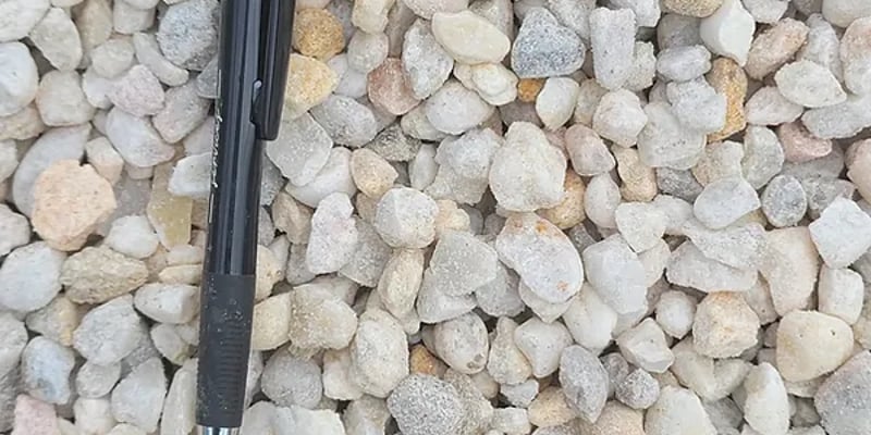 3/8" White Gravel