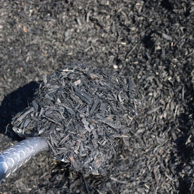 Designer Black Dyed Mulch Image