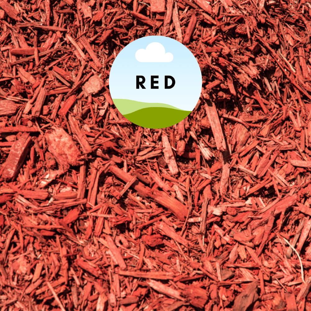 Dyed Red Mulch