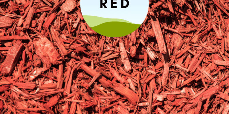 Dyed Red Mulch