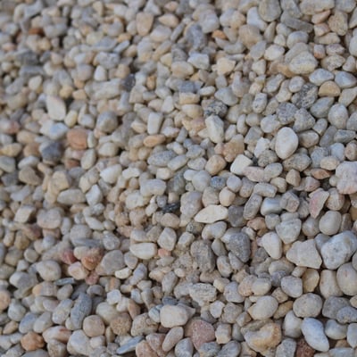 3/8" White Quartzite Gravel Image