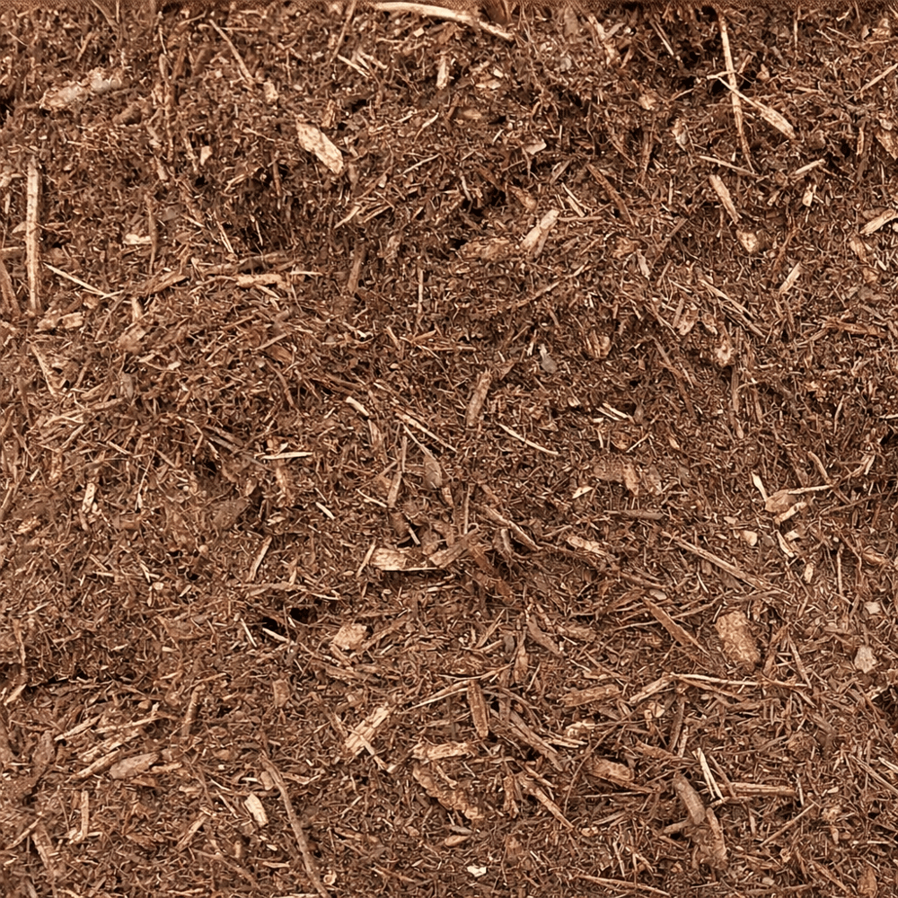 DOUBLE GROUND HARDWOOD BARK MULCH