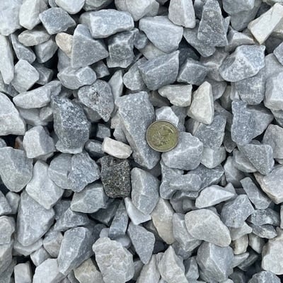3/4" White Crushed Stone Image