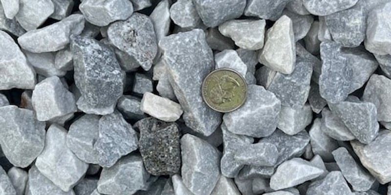 3/4" White Crushed Stone