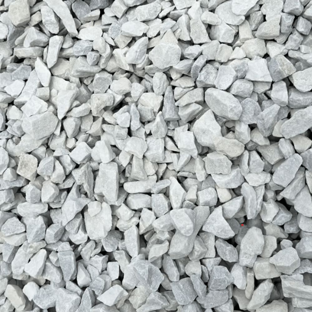 5/8" - 1 1/4" China White Marble