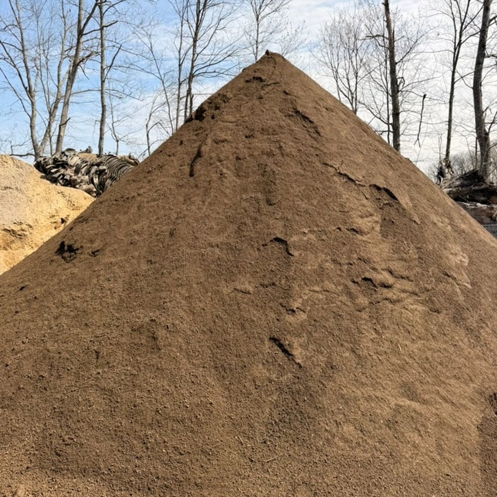Topsoil pile